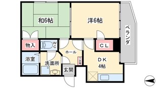 カーサ金代の物件間取画像